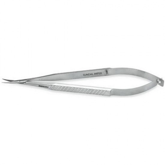 Curved Scissors Flat Handle