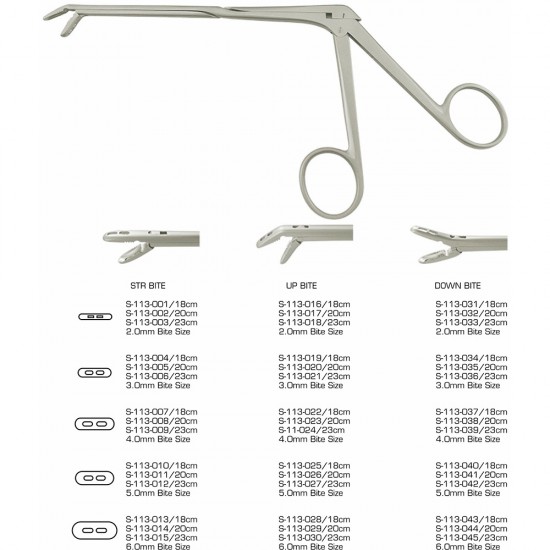 Caspar Laminectomy Rongeur (Serrated Jaw with Twisted)