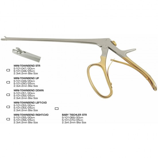 Mini-Townsend Regular Style (Grooved Handle Gold Plated)